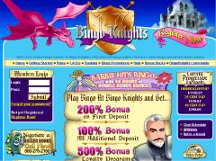 Play Bingo Knights Now
