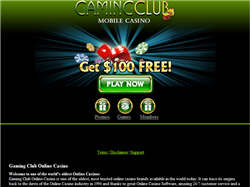 Play Gaming Club Mobile Casino Now