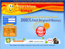 Play Sunshine Bingo Now