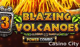 3 Blazing Volcanoes Power Combo Slot