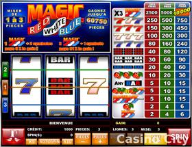 Magic Red White Blue Slot