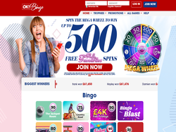 Play OK! Bingo Now