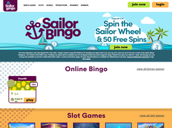 Play Sailor Bingo Now