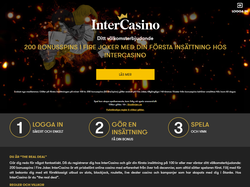 Play InterCasino Sweden Now