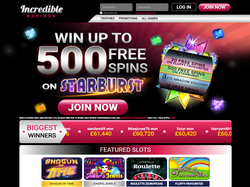 Play Incredible Spins Now