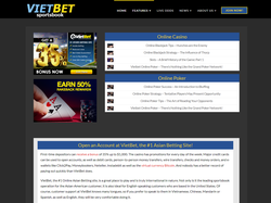 Play VietBet Sportsbook Now