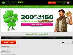Play CasinoLuck Now