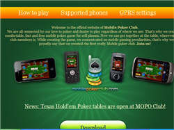 Play Mobile Poker Club Now
