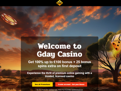 Play G'day Casino Now